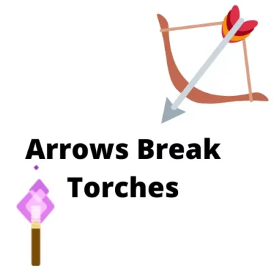Мод Arrows Break Torches 1.16.5