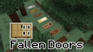 Мод Fallen Doors 1.12.2 (горизонтальные двери)