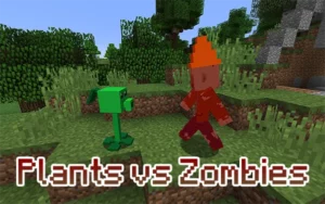 Мод Plants vs Zombies 1.16.5, 1.15.2, 1.12.2