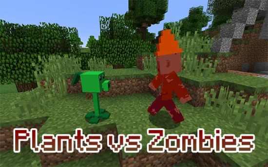 Мод Plant Vs Zombies для Minecraft