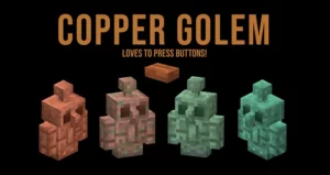 Мод на медного голема -  Copper Golem 1.17.1