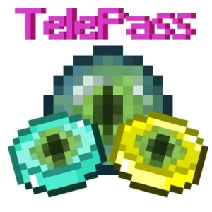 Мод TelePass 1.17.1, 1.16.5, 1.15.2, 1.12.2