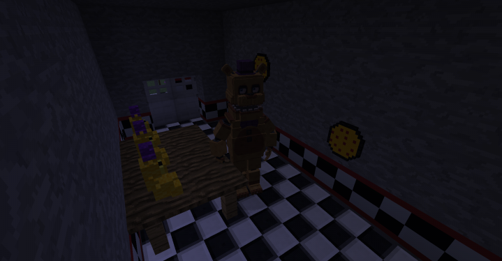 Карта Five nights at Fredbear's Family Diner 1.12.2