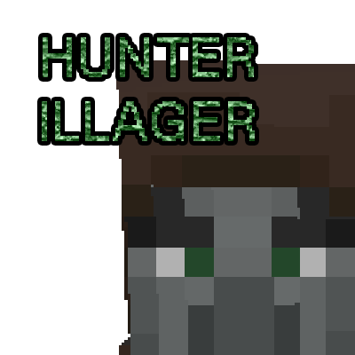 HunterIllager — смеющийся моб-охотник