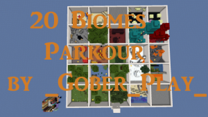 20 Biomes Parkour - паркур-карта