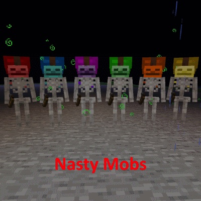 Nasty Mobs — умные скелеты