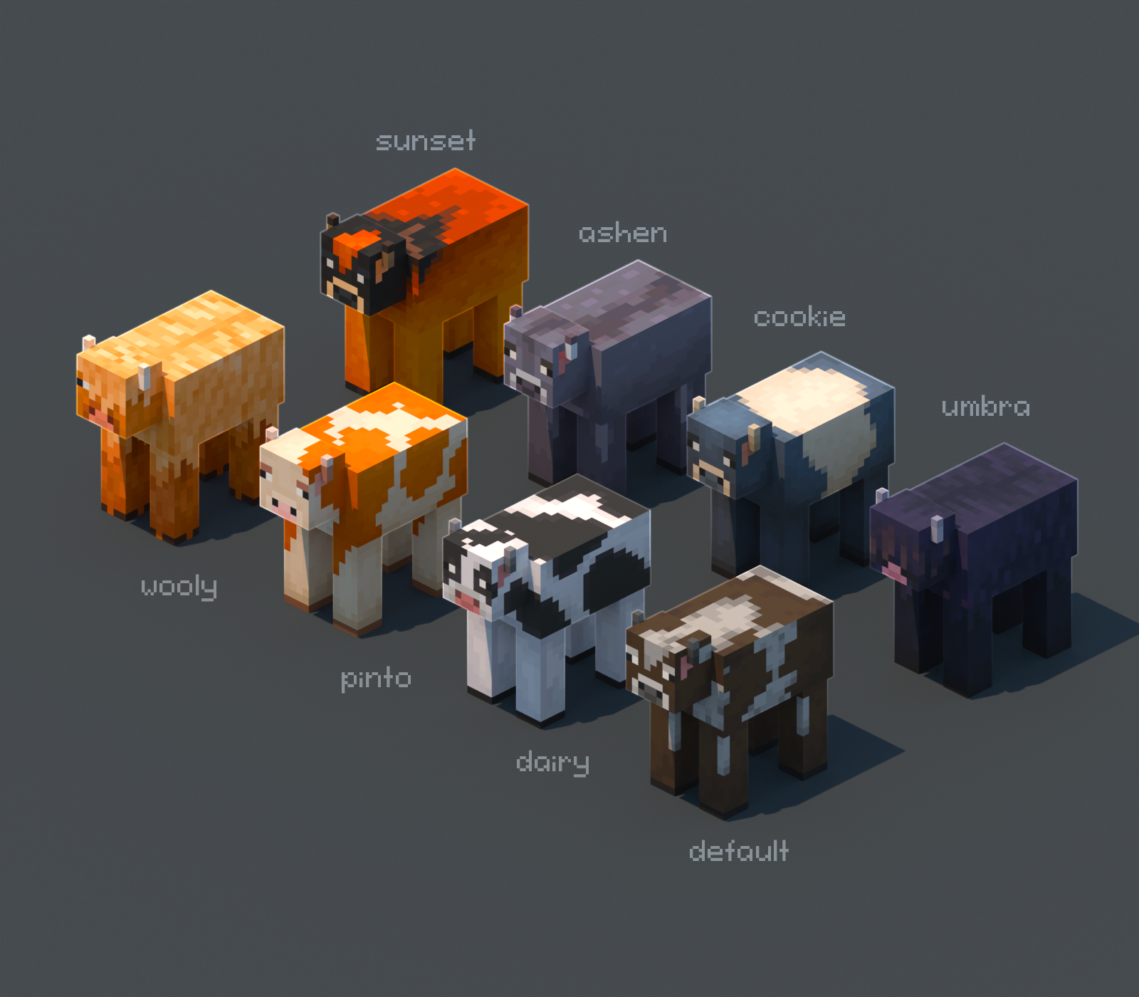 More Mob Variants - расширение мобильного мира Майнкрафта с уникальными существами