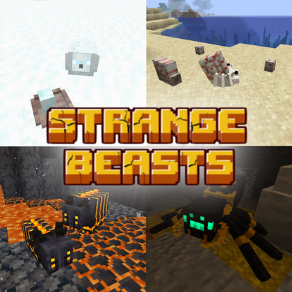 Strange Beasts - встретьте загадочных существ в мире Minecraft