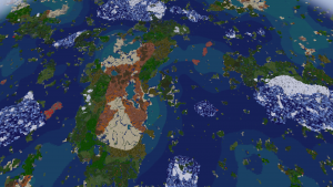 Мод Continents: реалистичные континенты и океаны