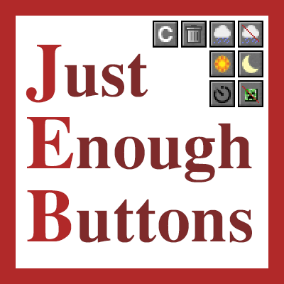 Мод Just Enough Buttons для Minecraft — управление временем, погодой и режимом Мод Just Enough Buttons для Minecraft — управление временем, погодой и режимом