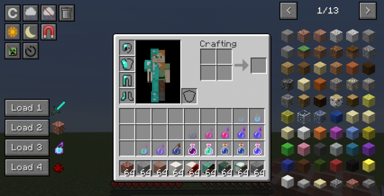 Мод Just Enough Buttons для Minecraft — управление временем, погодой и режимом 1 Мод Just Enough Buttons для Minecraft — управление временем, погодой и режимом